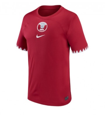 Qatar Replica Home Stadium Shirt World Cup 2022 Short Sleeve